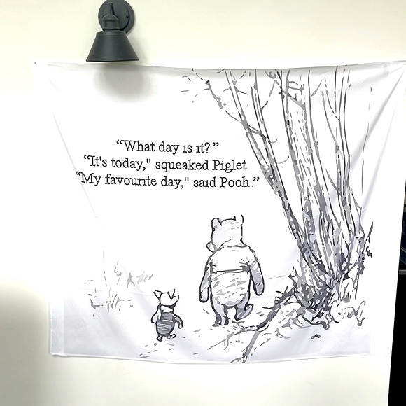 Redbubble Wall Decor Pooh And Piglet Redbubble What Day Is It